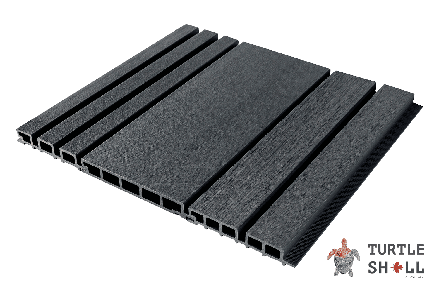Фасадная (стеновая) реечная панель из дпк Mono Lines, Norwegian Ironwood, Co-Extrusion