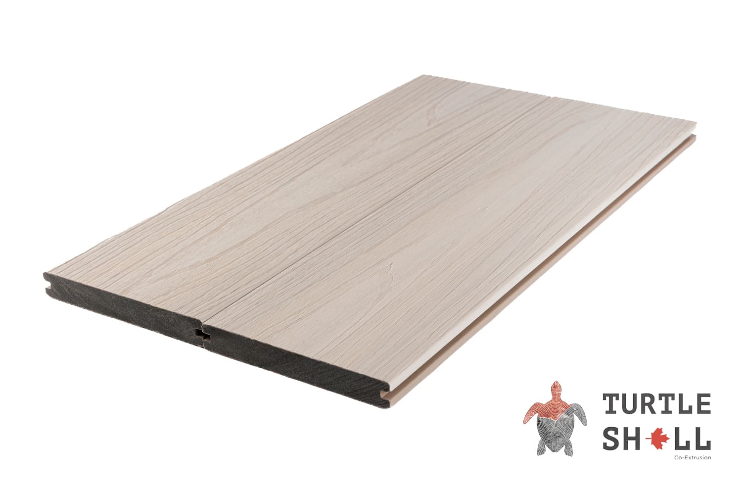 Террасная доска из ДПК Turtle Shell, Solid, French Oak, Co-Extrusion (Dual)