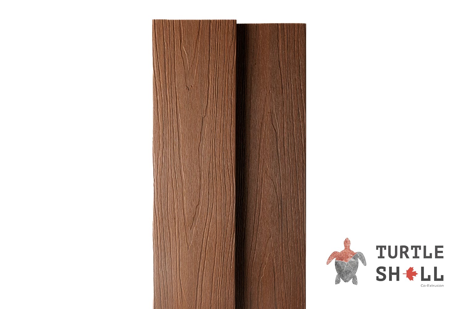 Террасная доска из ДПК Turtle Shell, Solid, Australian Palisander, Co-Extrusion (Dual)