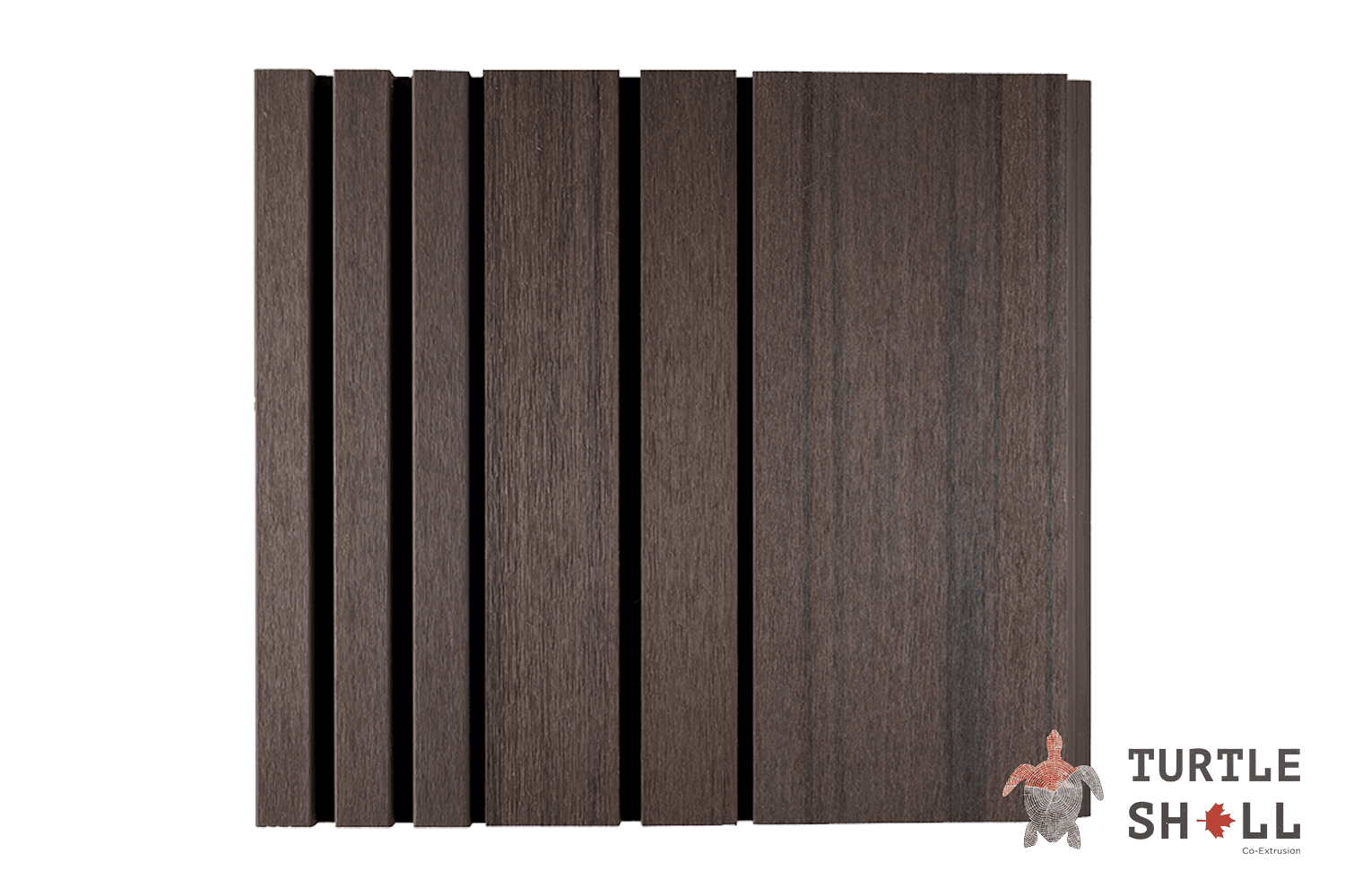 Фасадная (стеновая) реечная панель из дпк Mono Lines, Texas Hickory Co-Extrusion