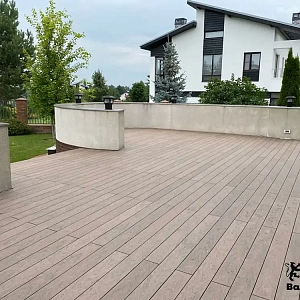 Террасная доска ДПК Bamberg Brazilian Walnut