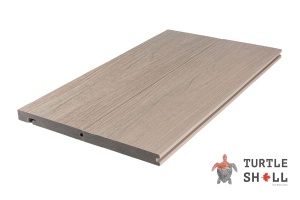 Завершающая доска Turtle Shell Bullnose, Canadian Maple, Co-Extrusion — Black Deck