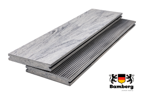 Террасная доска дпк серая Bamberg Solid, English Barnwood (Английская доска)